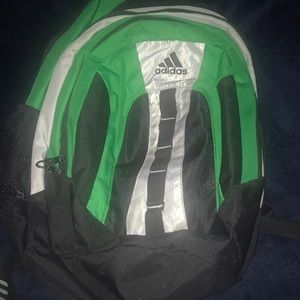 Grean Black And Grey Adidas bookbag